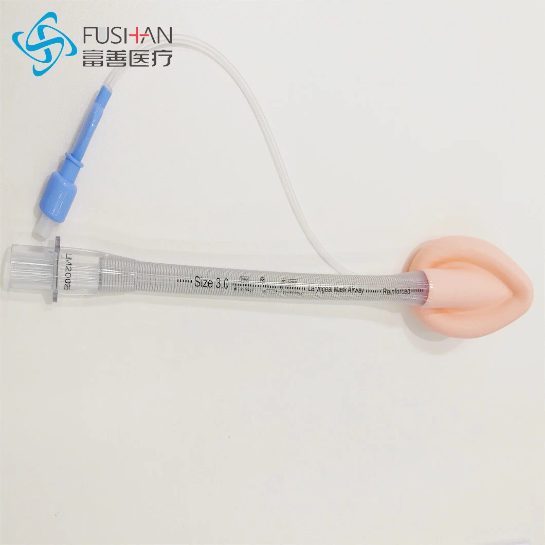 Fushan 2022 High Quality Top Quality Standard Disposable Reusable Silicone PVC Reinforced Anesthesia Surgical Inflatable Laryngeal Mask Airway Size