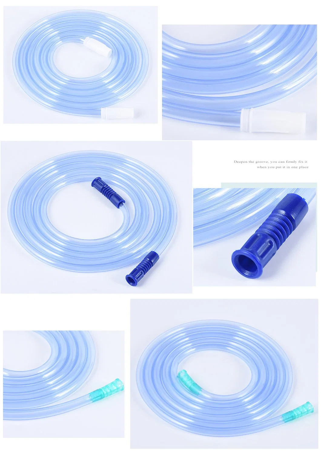 Medical Sterile PVC Disposable Suction Connection Tube 1.8m Silicone Connection Catheter Tube