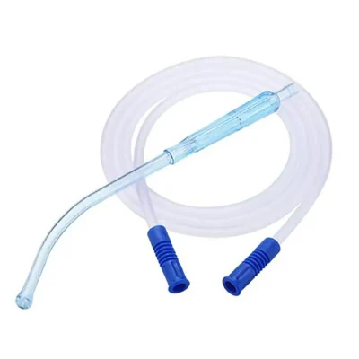 Disposable Medical Use Yankauer Suction Connecting Tube with Yankauer Handle Set