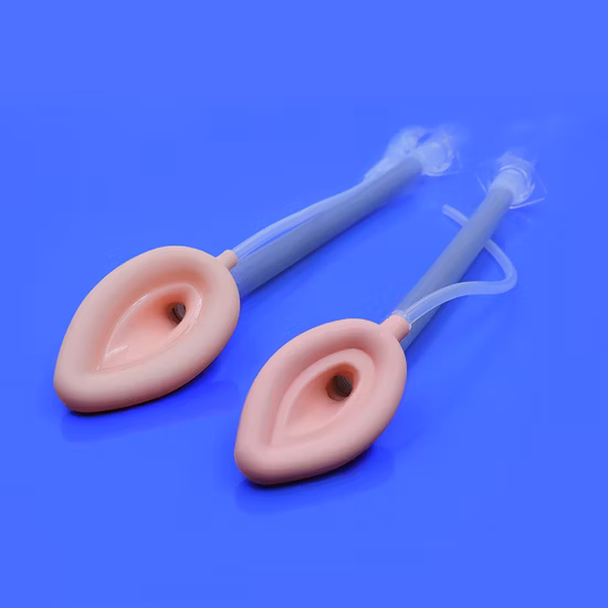Ce ISO Approval Medical Disposable Reinforced Silicone Laryngeal Mask Airway