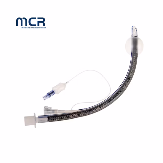 Good Quality Video Channel Visual Single Lumen Reinforced Endotracheal Tube Without Camera